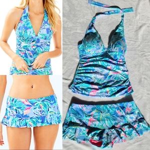 GUC Lilly Pulitzer Celestial Seas swimsuit size 10